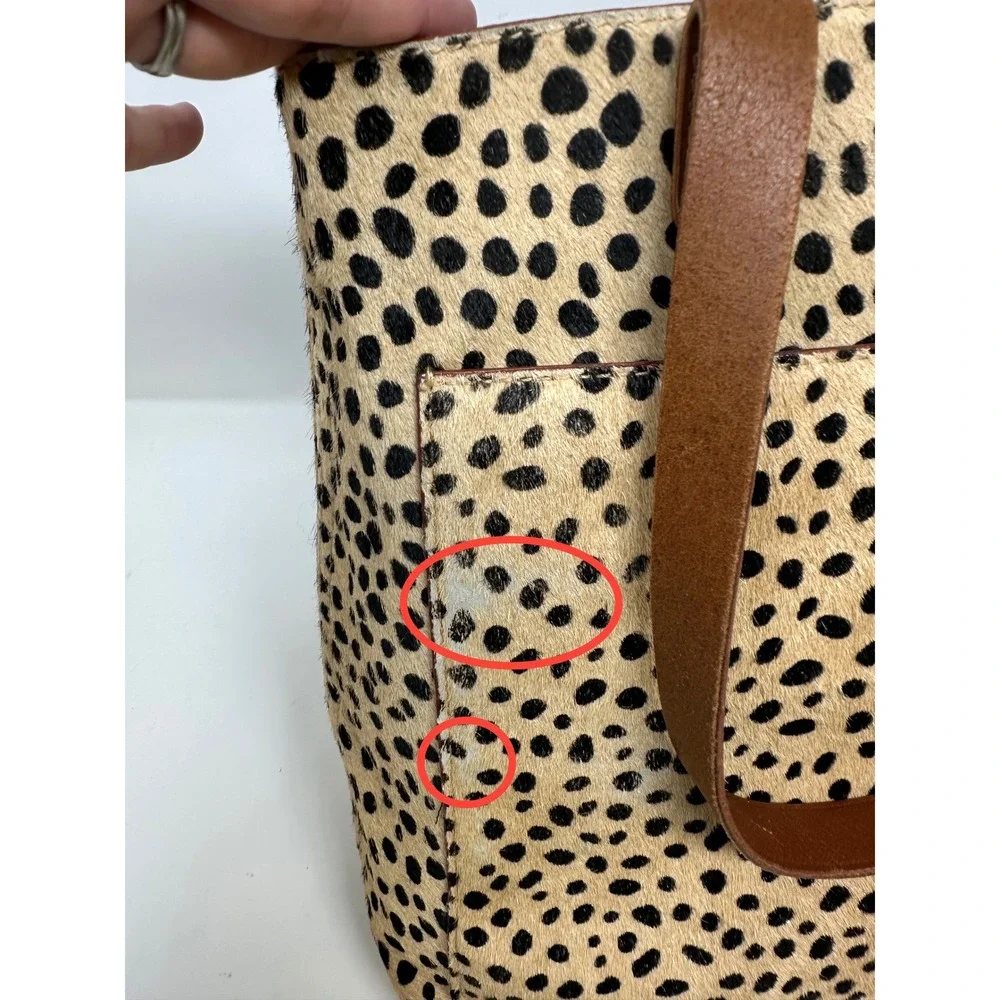 Madewell The Medium Transport Tote Printed Calf Hair Edition